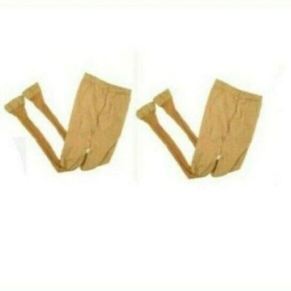 Two Spanx Womens Footless Higher Power Capri Nude Sheer Size G Not High Waist - Picture 2 of 10